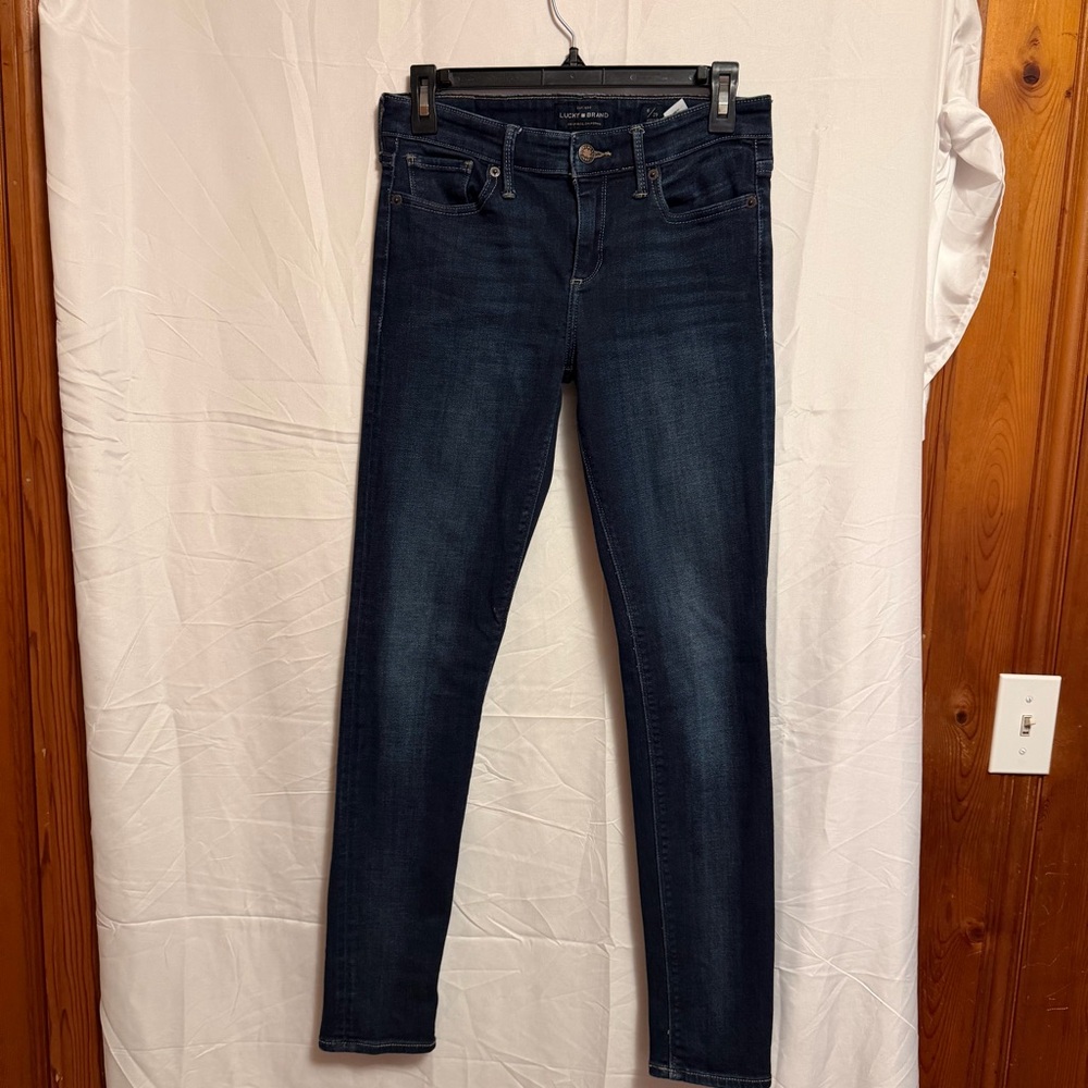 Lucky Brand Women's Deep Indigo Skinny‎ Jeans